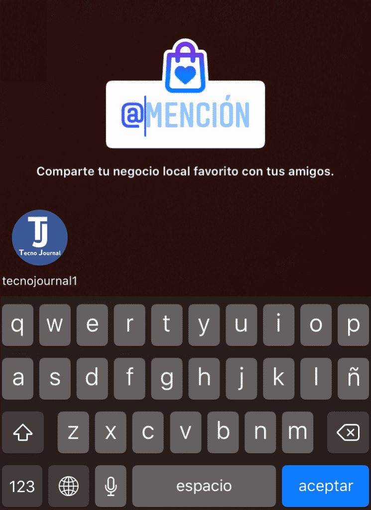 Nuevo Sticker de Instagram "Apoya a las pequeñas empresas"