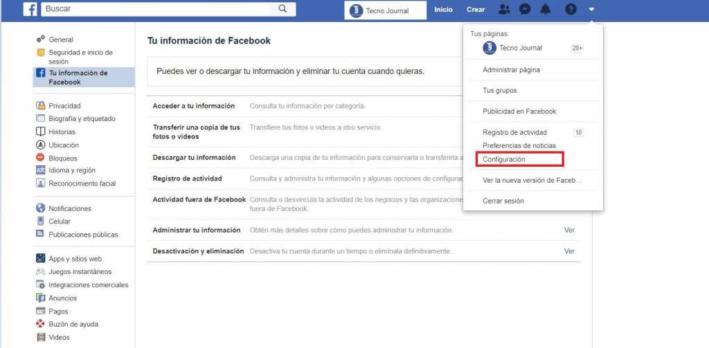 Facebook a Google Fotos