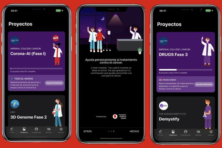 Ya puedes Ayudar en la lucha contra el COVID-19 con la APP de Vodafone DreamLab