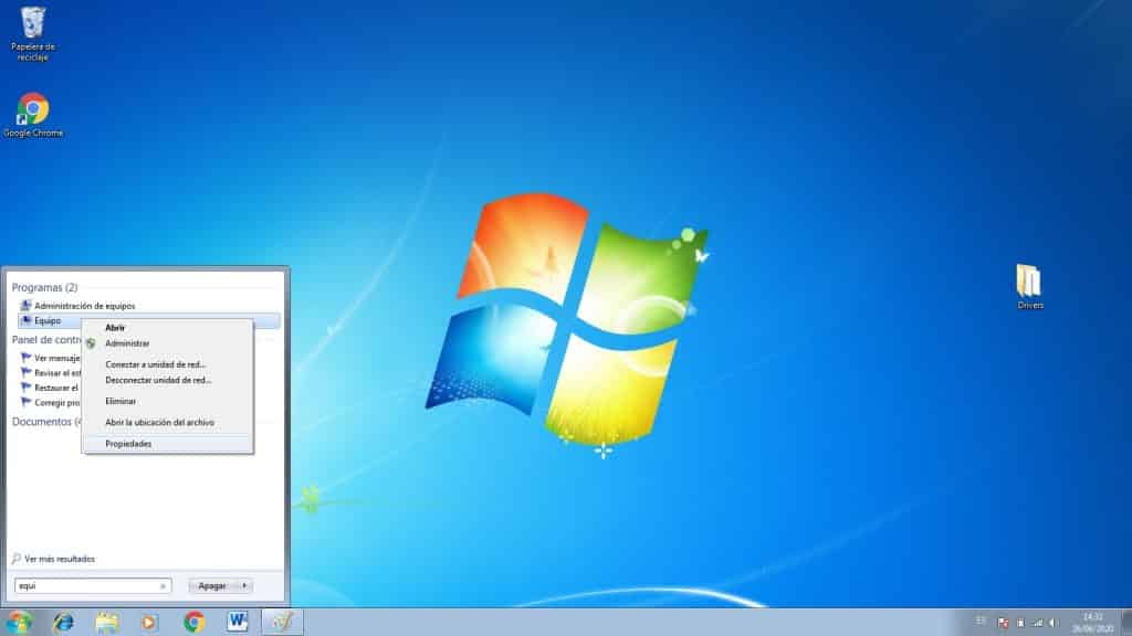 Sistema operativo Windows 7