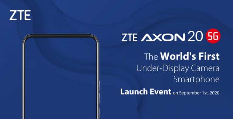 ZTE Axon 20 5G, el primer móvil con cámara integrada bajo la pantalla