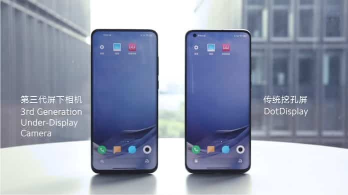Xiaomi se ha unido a la tendencia de la cámara frontal integrada bajo la pantalla