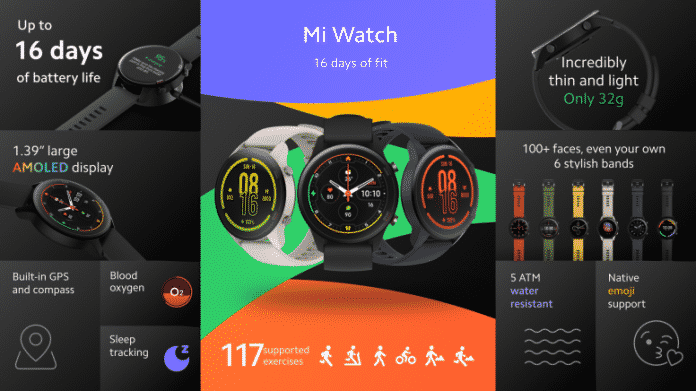 Xiaomi Mi Watch, un reloj inteligente por menos de 100€, conoce todo sus detalles.