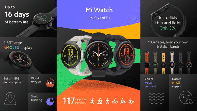 Xiaomi Mi Watch, un reloj inteligente por menos de 100€, conoce todo sus detalles.