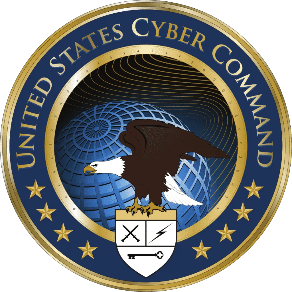 Escudo del comando cibernético de los Estados Unidos fuente: Wikipedia