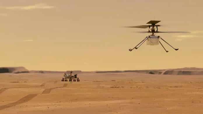 Ingenuity, el dron de la Nasa hace el primer vuelo en Marte