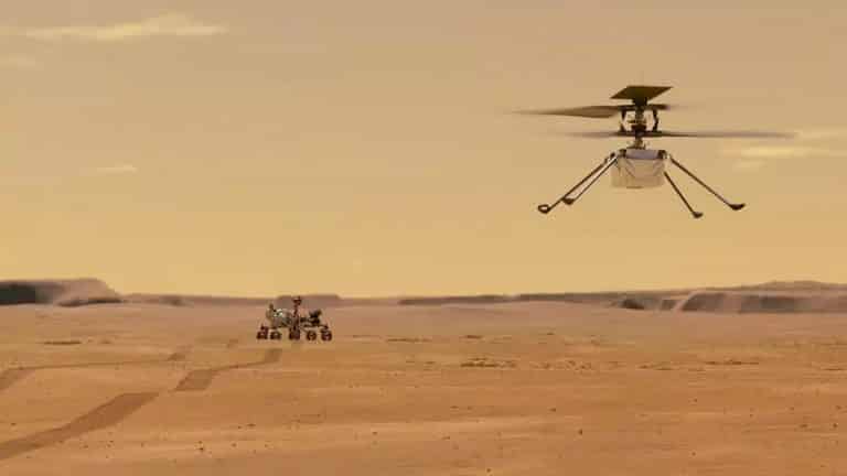 Ingenuity, el dron de la Nasa hace el primer vuelo en Marte