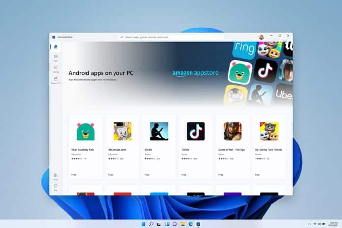Windows 11 permitirá ahora instalar Apps de Android.