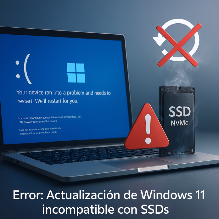 Problemas Windows 11 actualización SSD