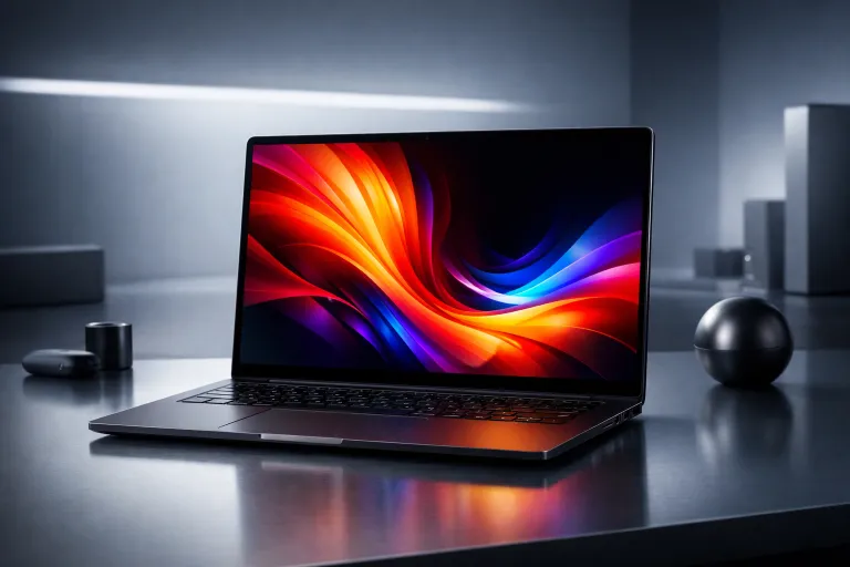 Portátil con pantalla OLED brillante y colores vivos