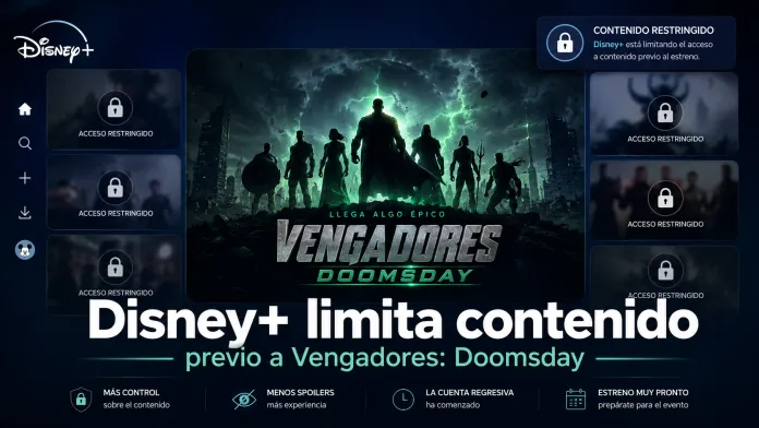 Disney+ limita contenido previo al estreno de Vengadores: Doomsday