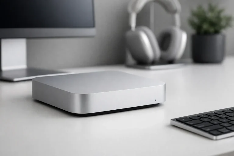 Mac Mini de Apple con diseño compacto y moderno