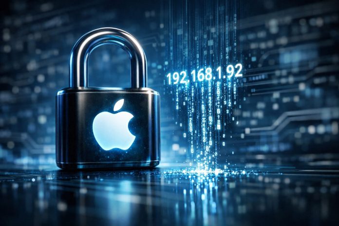 Ilustración de filtración de dirección IP en Apple Private Relay