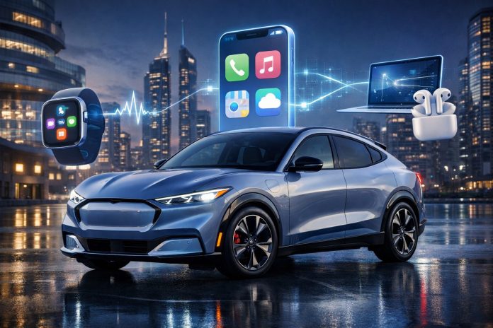 Vehículo eléctrico Ford con tecnología Apple integrada