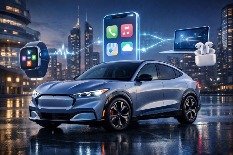 Vehículo eléctrico Ford con tecnología Apple integrada
