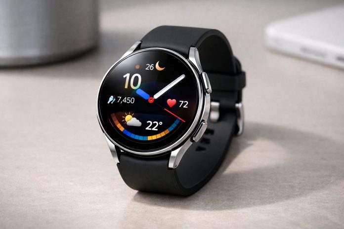 Samsung Galaxy Watch 9 con pantalla Super AMOLED brillante y diseño elegante