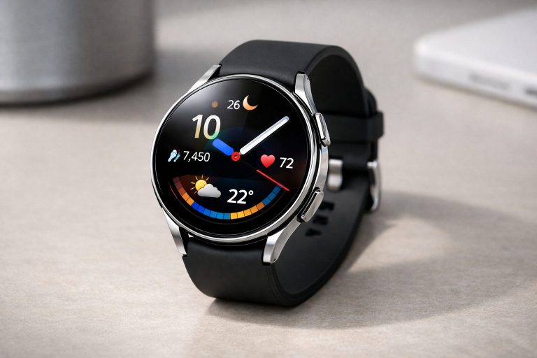 Samsung Galaxy Watch 9 con pantalla Super AMOLED brillante y diseño elegante